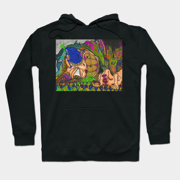 Tripping Out Hoodie by n8sententia